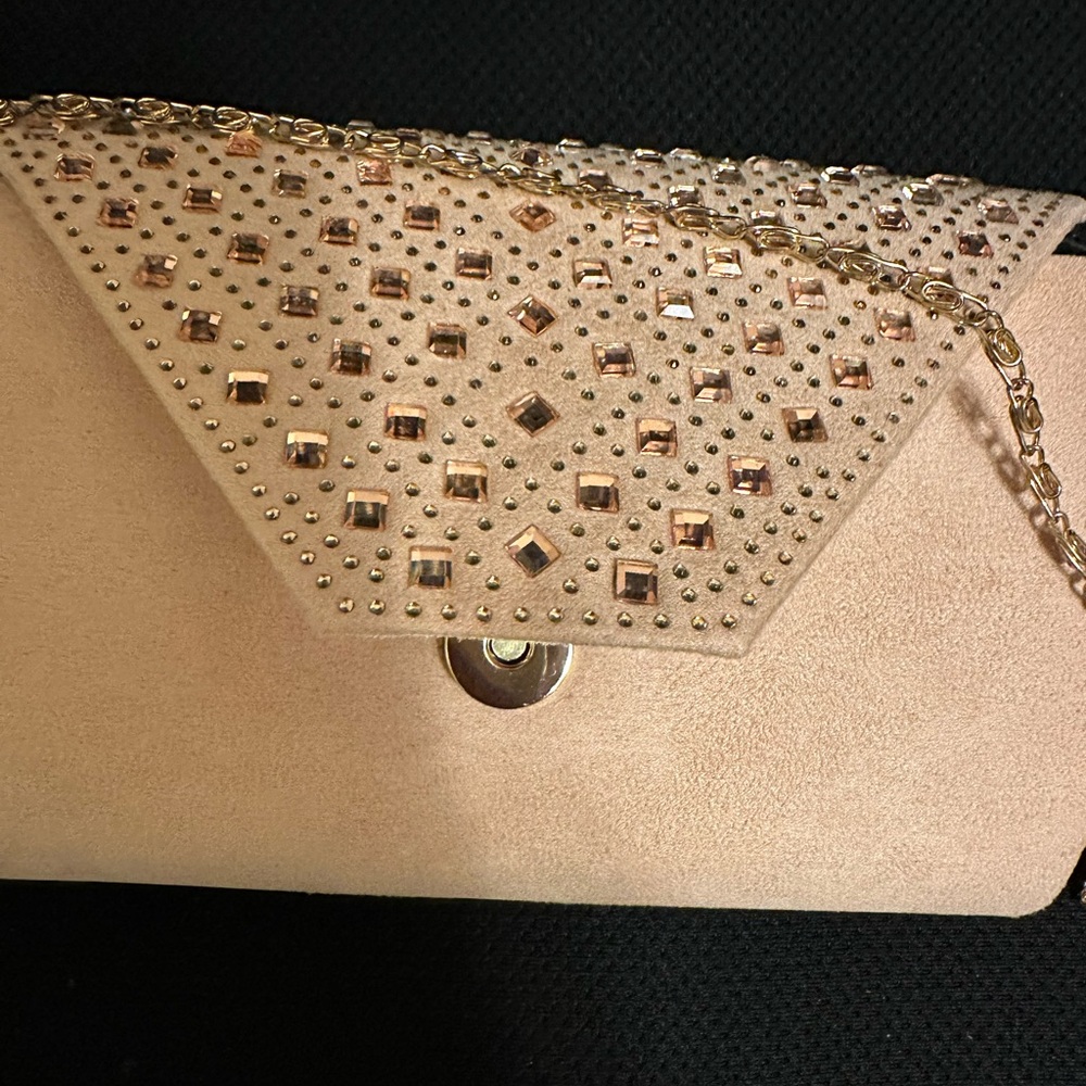 Pink crossbody / clutch